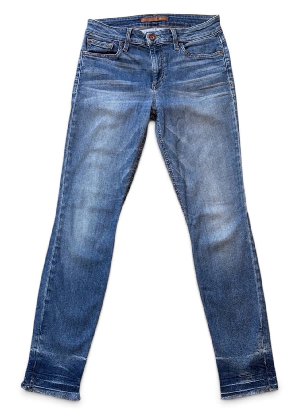 Joe’s Jeans The Markie Crop Skinny Jeans Size 27 Raw Hem